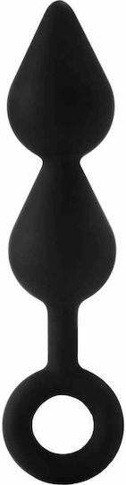 Dream Toys Fantasstic Double Drop Anal Plug XLarge Black