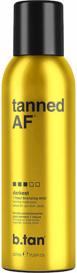 B.Tan Tanned AF Self Tanning Mist Body Dark 200ml
