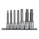 JBM Chei tubulare cu Vârfuri Ribe și Patrat de Prindere 1/2'', 3/8'' Set 7buc
