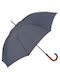 Ezpeleta Regenschirm mit Gehstock Marineblau