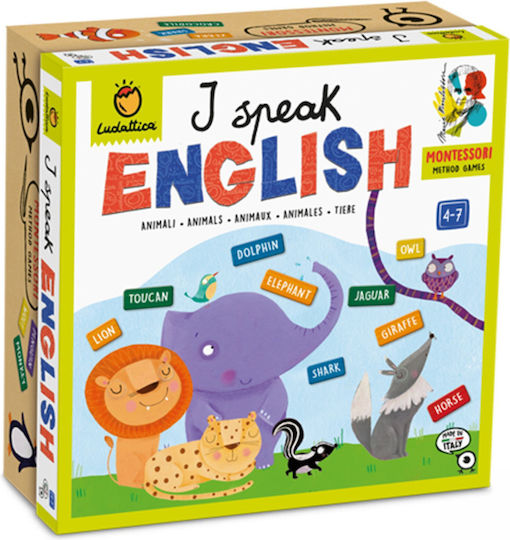 Ludattica I Speak English - Animals Montessori Educational Game Knowledge for 4-7 Years Old