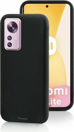 Fonex 0.6mm Back Cover Silicon 0.6mm Negru (Xiaomi 12 Lite)