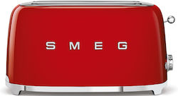 Smeg Toaster 2 Schlitze 1500W Rot