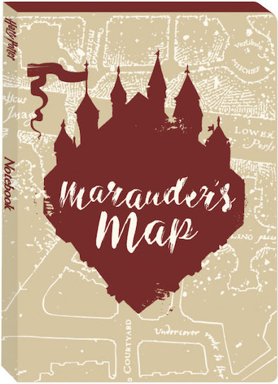 Harry Potter Harry Potter Marauders Σημειωματάριο A5 288 Φύλλων Ριγέ με Σκληρό Εξώφυλλο Πολύχρωμο
