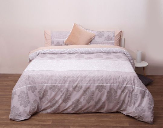 Anna Riska Duvet Cover Set Cotton Single with Pillowcase 155x240 Dream 7007