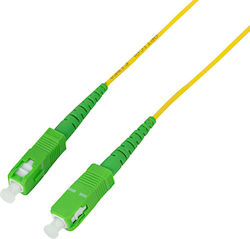 LogiLink FPSSC05 Οπτική Ίνα SC/APC-SC/APC 5m Κίτρινη