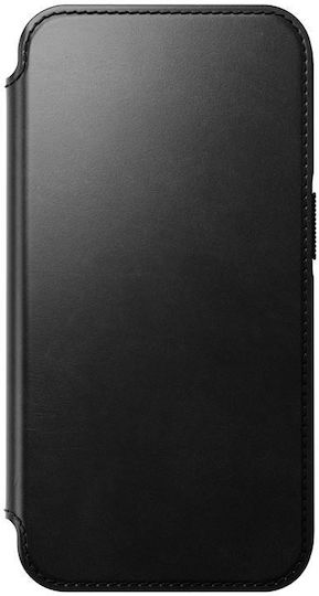 Nomad Rugged Folio Book Δερμάτινο Μαύρο (iPhone 14 Pro)