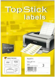 Sorex 300 Self-Adhesive Rectangular A4 Labels 210x99mm