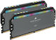 Corsair Dominator Platinum RGB 32GB DDR5 RAM with 2 Modules (2x16GB) and 5200 Speed for Desktop