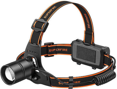 Superfire Rechargeable Headlamp LED with Maximum Brightness 500lm