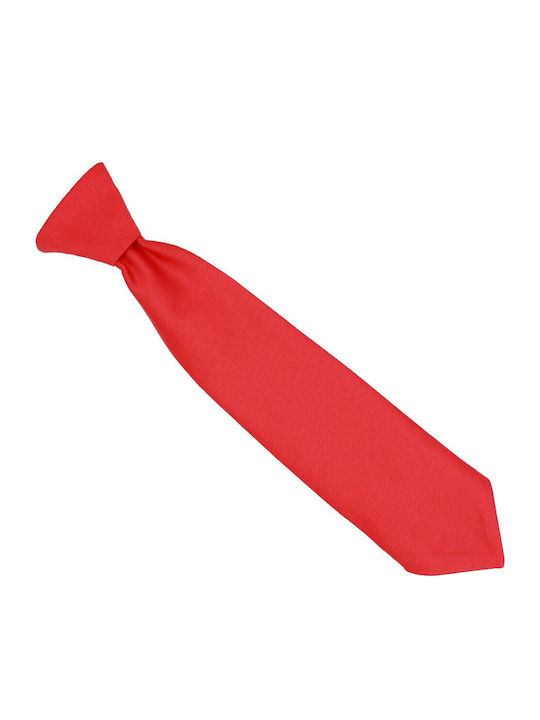 JFashion Kids Tie with Elastic Band Red 29cm