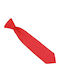 JFashion Kids Tie with Elastic Band Red 29cm