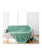 Kipper Arya Decke Fleece Halbdoppelt 180x220cm Mint