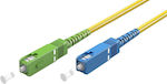 Goobay Fiber Optic Cable SC-APC 5m Yellow