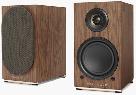 Triangle AIO Twin Active Speaker 2 No of Drivers Brown (Pair)