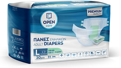 Open Care Incontinence Diapers Large 30pcs