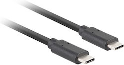 Lanberg USB 3.2 Video USB-C tată - USB-C 100W 0.5m (CA-CMCM-32CU-0005-BK) Lanberg USB 3.2 Video USB-C tată - USB-C 100W 0.5m (CA-CMCM-32CU-0005-BK)