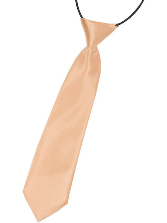 Epic Ties Für Kinder Krawatte mit Gummi Gold 27cm