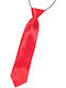 Epic Ties Für Kinder Krawatte mit Gummi Rot 27cm