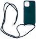Senso Color Cord Back Cover Silicon cu Curea Ve...