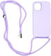 Senso Color Cord Back Cover Silicon cu Curea Vi...