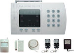 Autonomous Wireless Alarm System with Motion Detector , Door Sensor , Siren , 2 Remotes , Hub and Keyboard