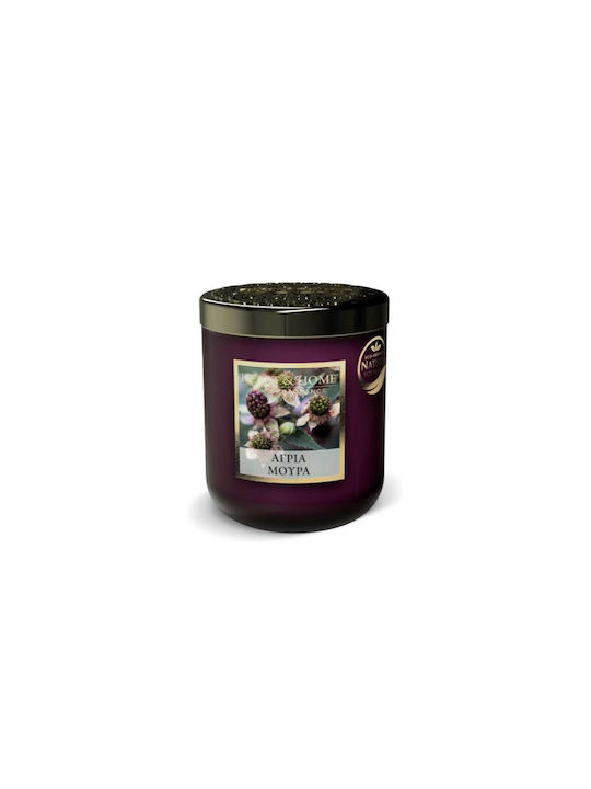 Heart & Home Scented Soy Candle Jar with Scent Wild Berry Purple 115gr 1pcs