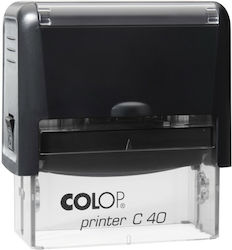 Colop Printer C40 Ορθογώνια Σφραγίδα Αυτόματη "Κειμένου" σε Ελληνική Γλώσσα (με Στοιχεία)