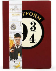 Graffiti Notebook Ruled A5 120 Sheets Harry Potter Red 1pcs