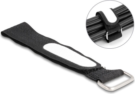 DeLock Cable Ties Plastic 203mm x 20mm in Black Colour (5 pcs) (19606)