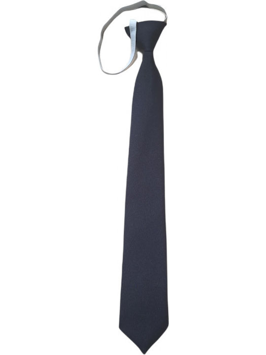 Afoi Giannakopouloi Kids Parade Tie with Elastic Band Navy Blue 40cm