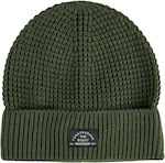 Funky Buddha Beanie Beanie Knitted in Khaki color
