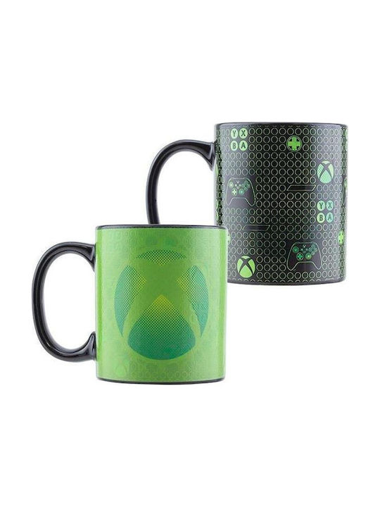 Paladone Xbox Wärmewechsel Tasse Keramik Schwarz 1Stück