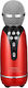 Andowl Microfon Karaoke fără fir în Culoare Roșu