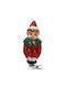 Kobold Hängendes Ornament Goblin Glas Rot 11.2cm