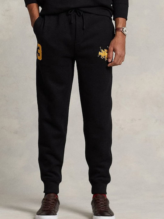 Ralph Lauren Παντελόνι Φόρμας με Λάστιχο Μαύρο