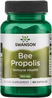 Swanson Bee Propolis 550mg 60 κάψουλες