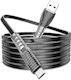 Borofone BU31 Clear Shadow Jelly 1m Stainless USB 2.0 to micro USB Cable (40594)