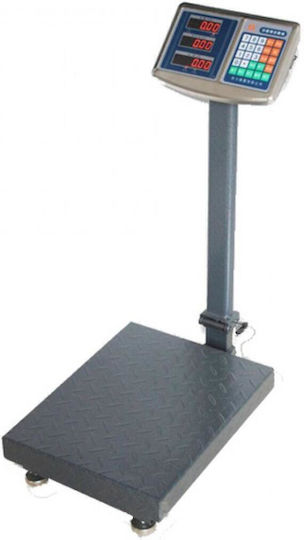 Electronic Platform Scale with Column with Weighing Capacity of 500kg and Division 200gr