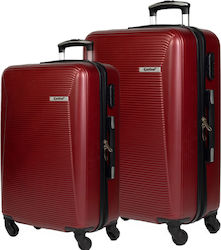 Cardinal 2009 Set of Suitcases Burgundy Set 2pcs