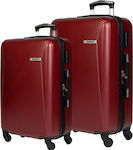 Cardinal 2009 Set of Suitcases Burgundy Set 2pcs