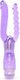 Seven Creations Dublu Vibrator Vibrator dublu cu gel vaginal și anal 28cm Violet