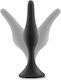 Blush Anal Adventures Platinum Beginner Πρωκτική Σφήνα Large Μαύρη