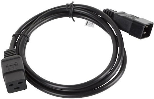 Lanberg IEC C19 - IEC C20 Cable 1.8m Μαύρο CA-C19E-10CC-0018-BK