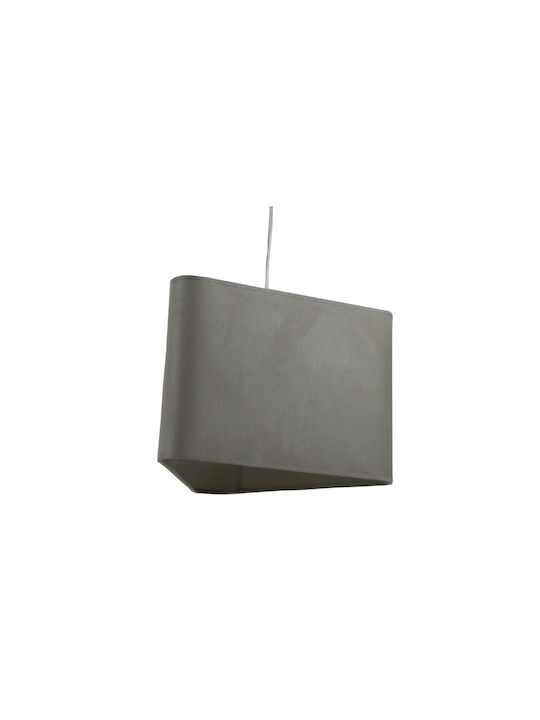 Gallis Delta Pendant Light Single-Light for Socket E27 Gray