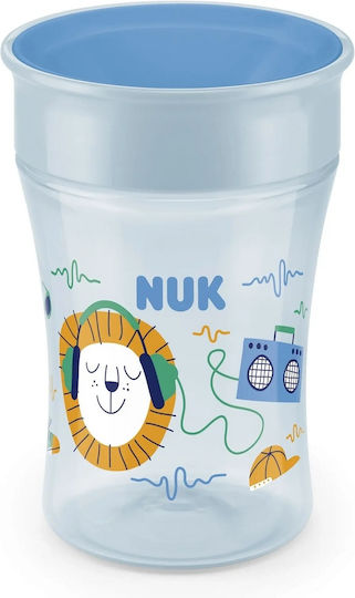 Nuk Baby Cup Evolution Magic Cup made of Plastic Blue Lion 230ml for 8m+m+