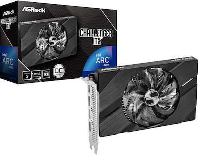 ASRock ARC A380 6GB GDDR6 Challenger ITX OC Κάρτα Γραφικών