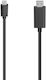 HAMA Cablu HDMI de sex masculin - USB-C 1m Negru