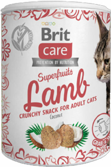 Brit Care Superfruit Cat Treats With Lamb For Adult Cats 100gr