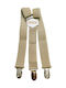 Palatino Kids Suspenders with 3 Clips Beige